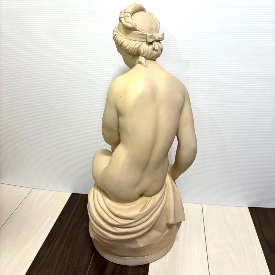 大理石? ヴィーナス 座像 石像 高さ60cm 重量約23kg 彫刻 西洋彫刻