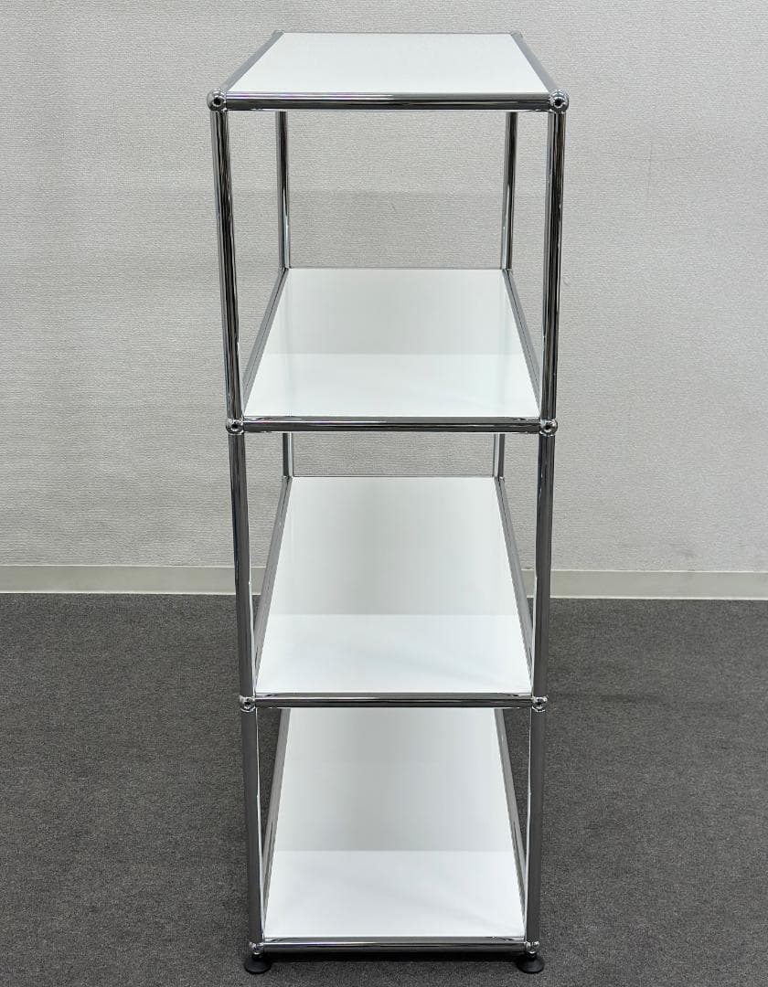 正規品!ほぼ未使用品■USMハラーシステム■オープンシェルフ　1列3段　ホワイト