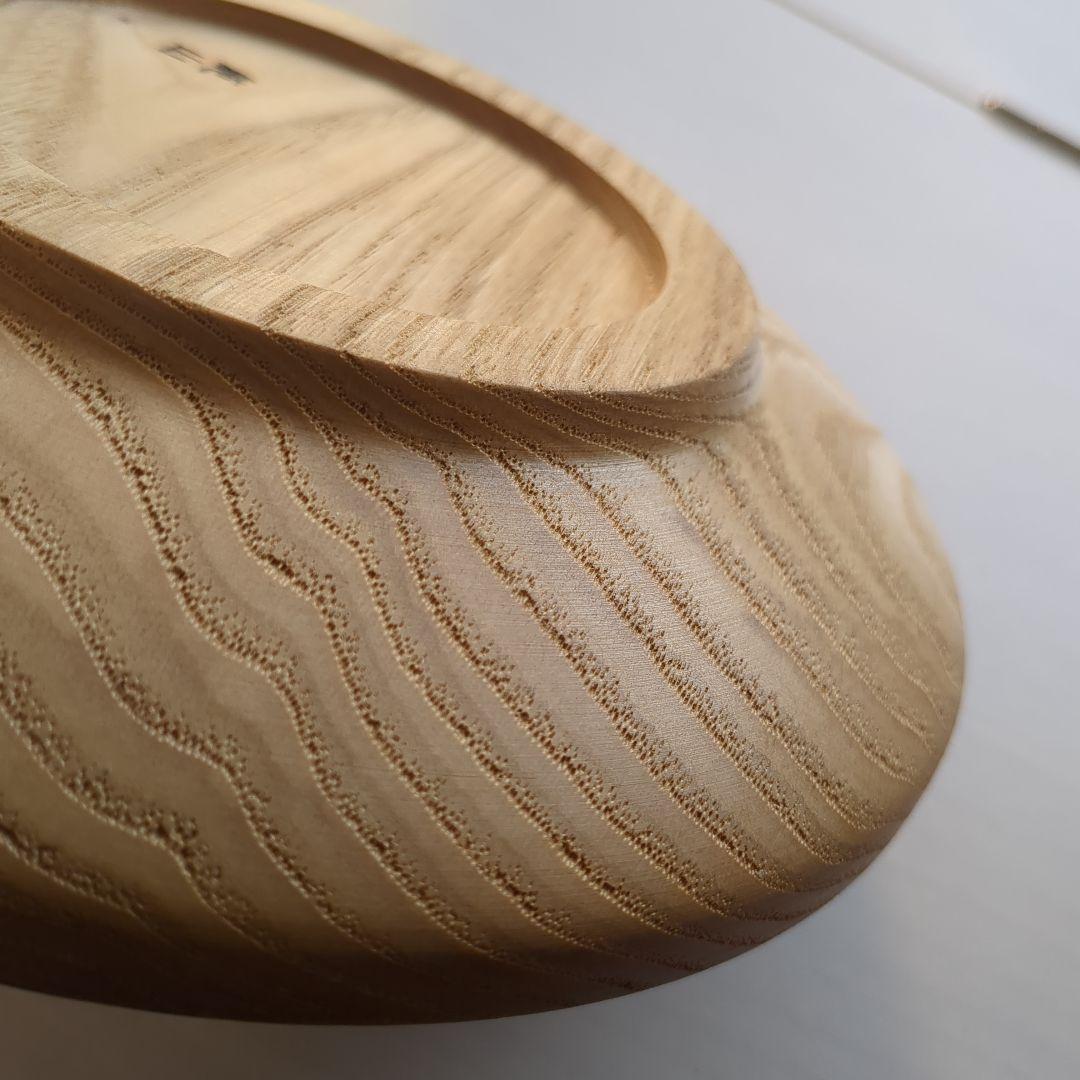 栗　丸皿　手作り木工