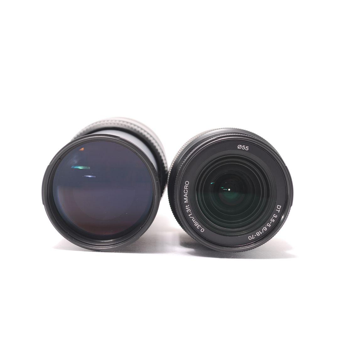❤即購入1000円OFF❤美品❤ SONY α55 超望遠レンズ ダブルズーム