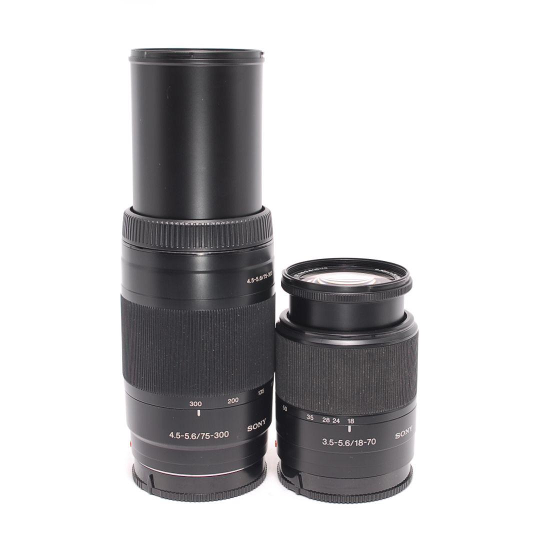 ❤即購入1000円OFF❤美品❤ SONY α55 超望遠レンズ ダブルズーム