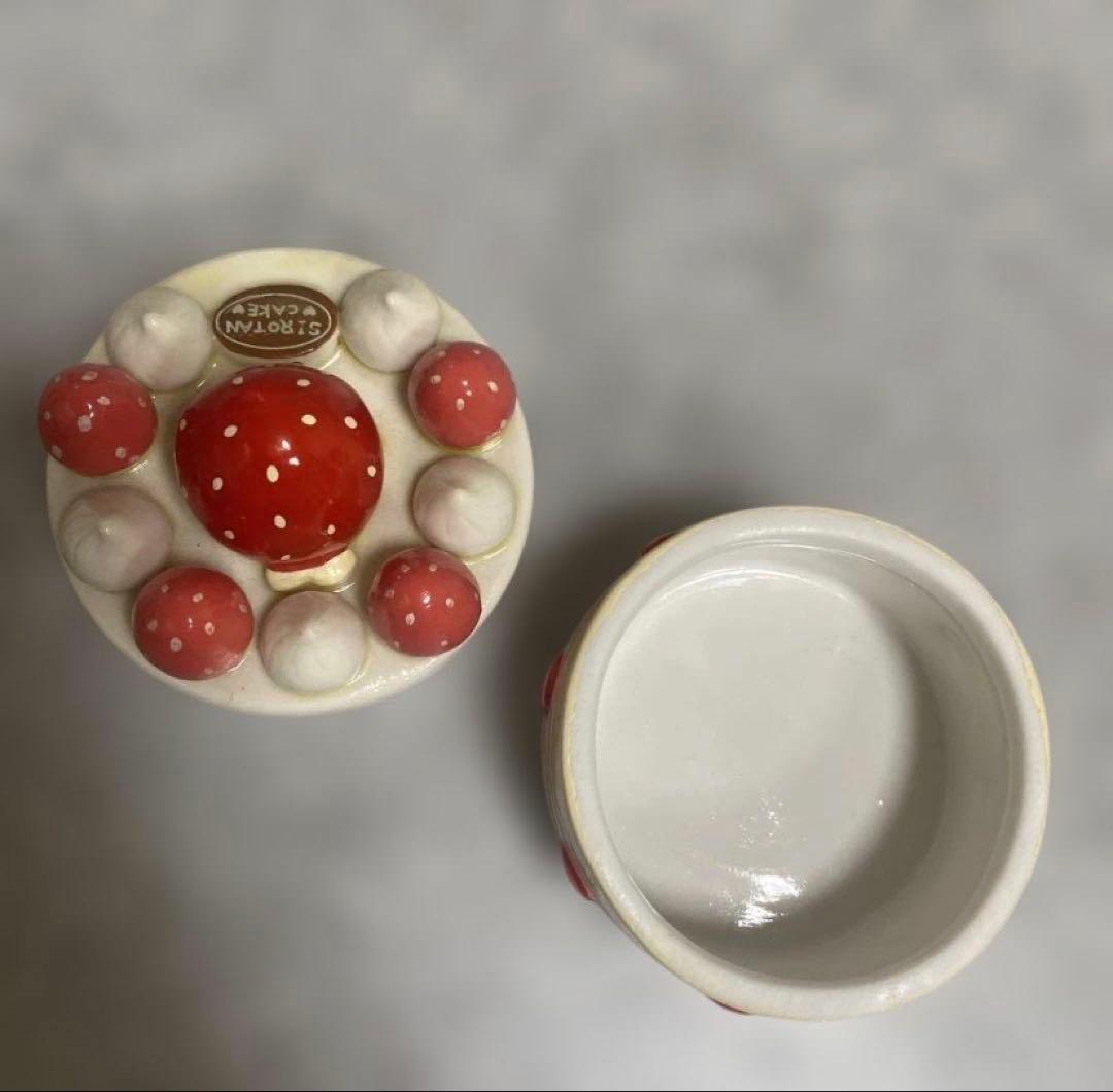 マザーガーデン しろたん 平成レトロ ケーキ マザーグースの森 小物入れ 陶器