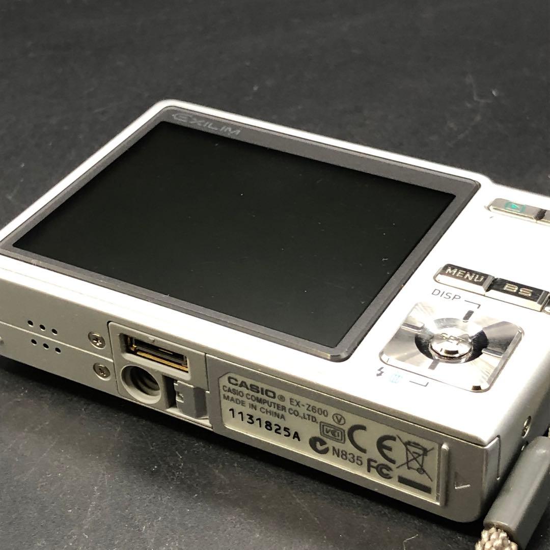 【動作確認済】CASIO カシオEXILIM デジカメ　EX-Z600 シルバー