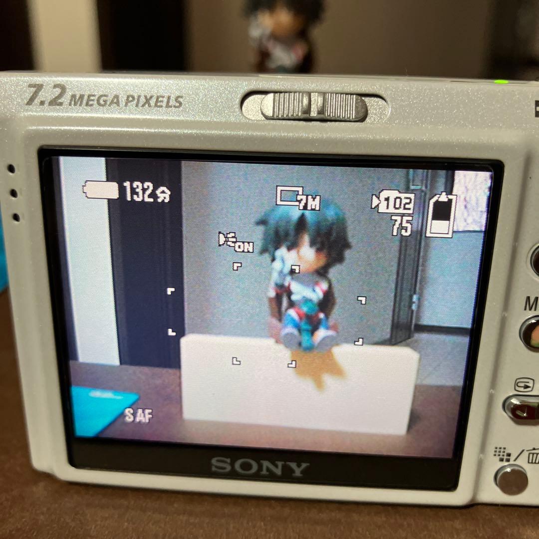 【SONY】Cyber-Shot DSC-T10、ホワイト　マイクロSD付き