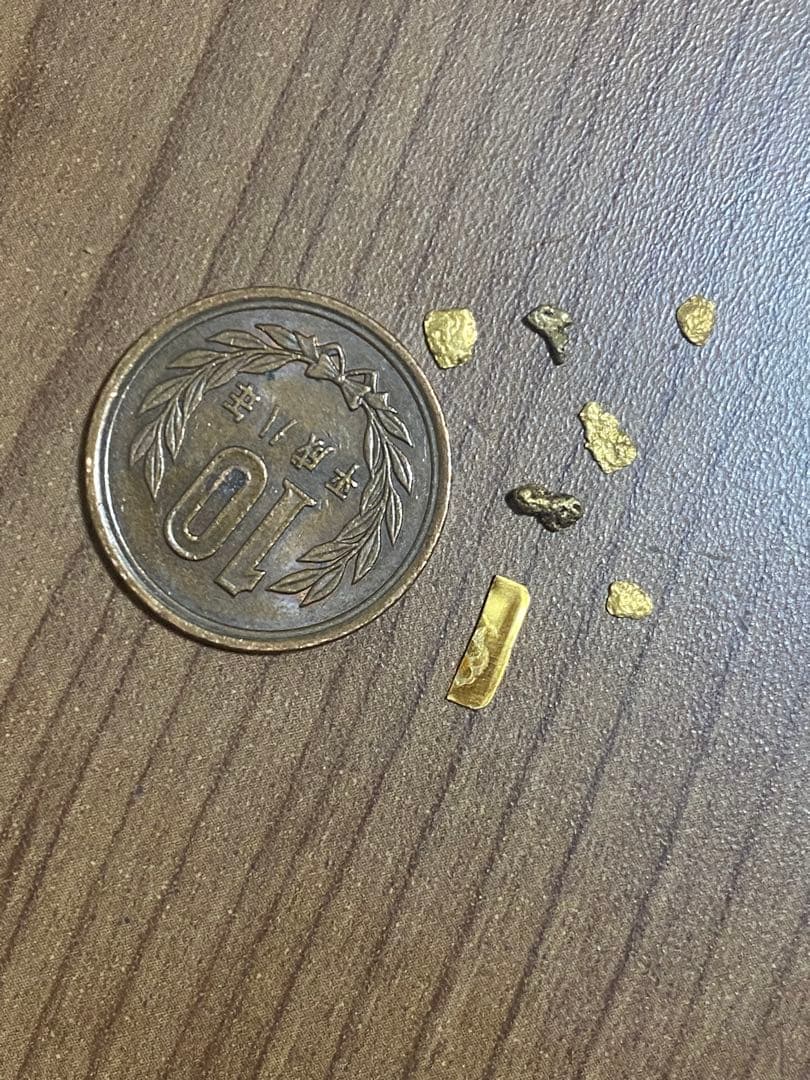国産砂金 乙 中粒 天然金 自然金 GOLD
