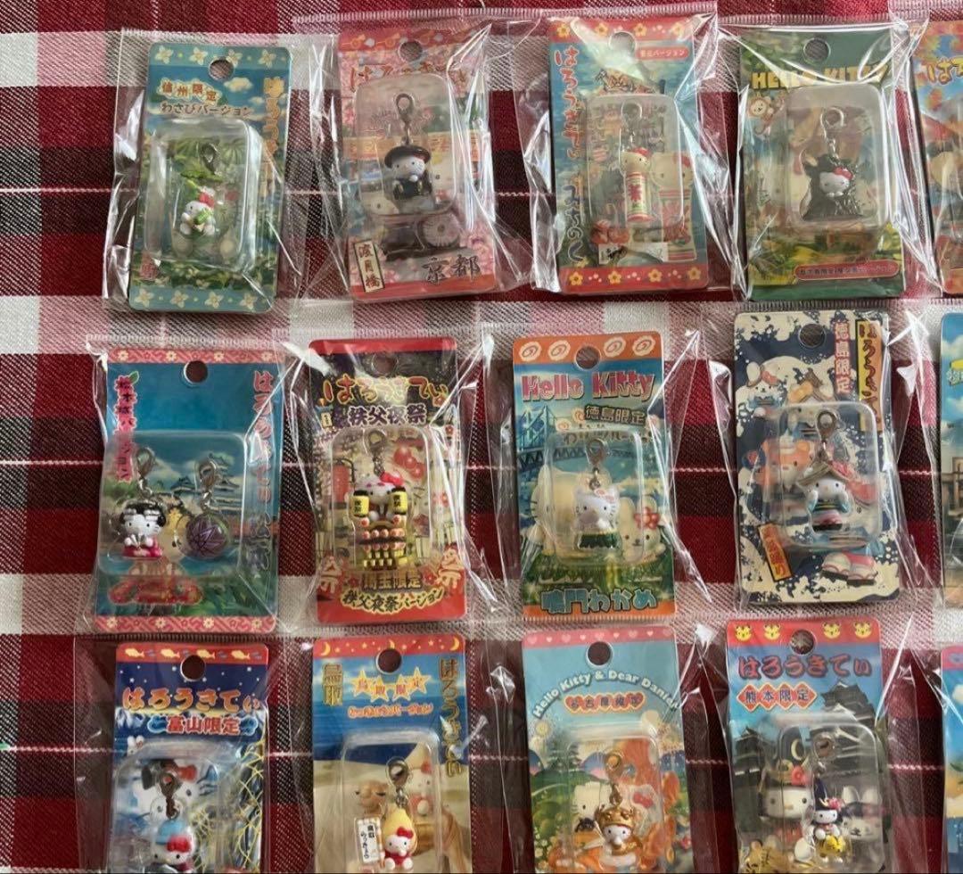 59個　ご当地ハローキティ キーホルダー ファスナーマスコット ストラップ