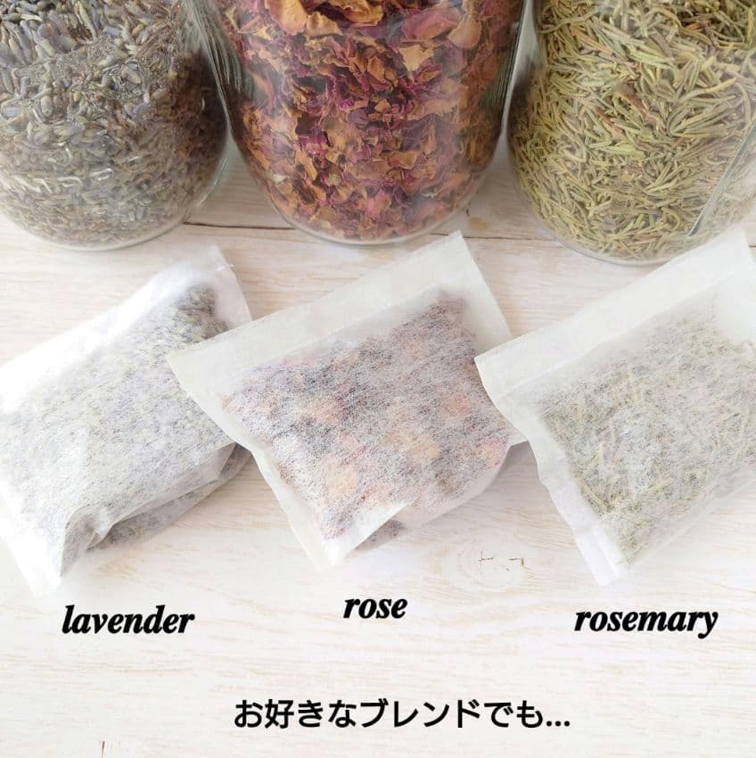 ちっちゃな巾着サシェ/詰替えタイプ【猫とフラワーバスケット】