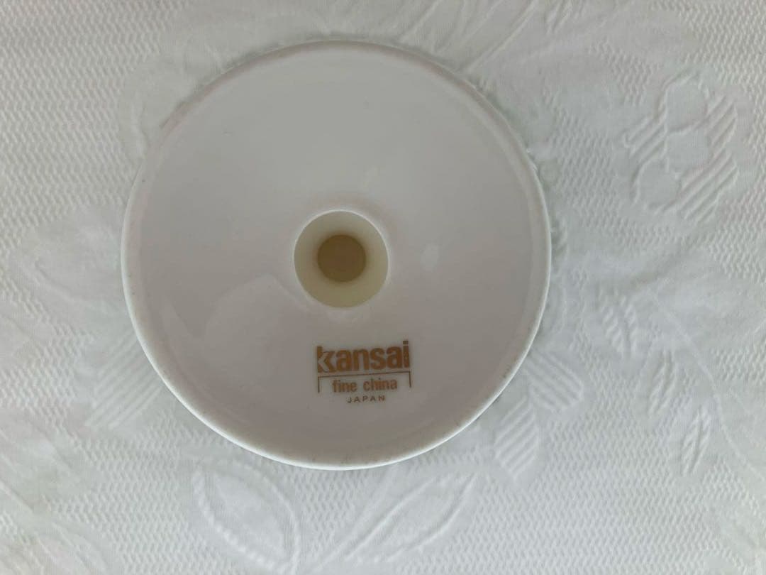 アンティークkansaiカンサイのデザートカップ4個とスティックフォークセット