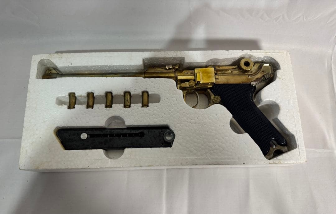金属モデルガン マルシン ルガーP08 8インチ 旧モデル タニオアクション