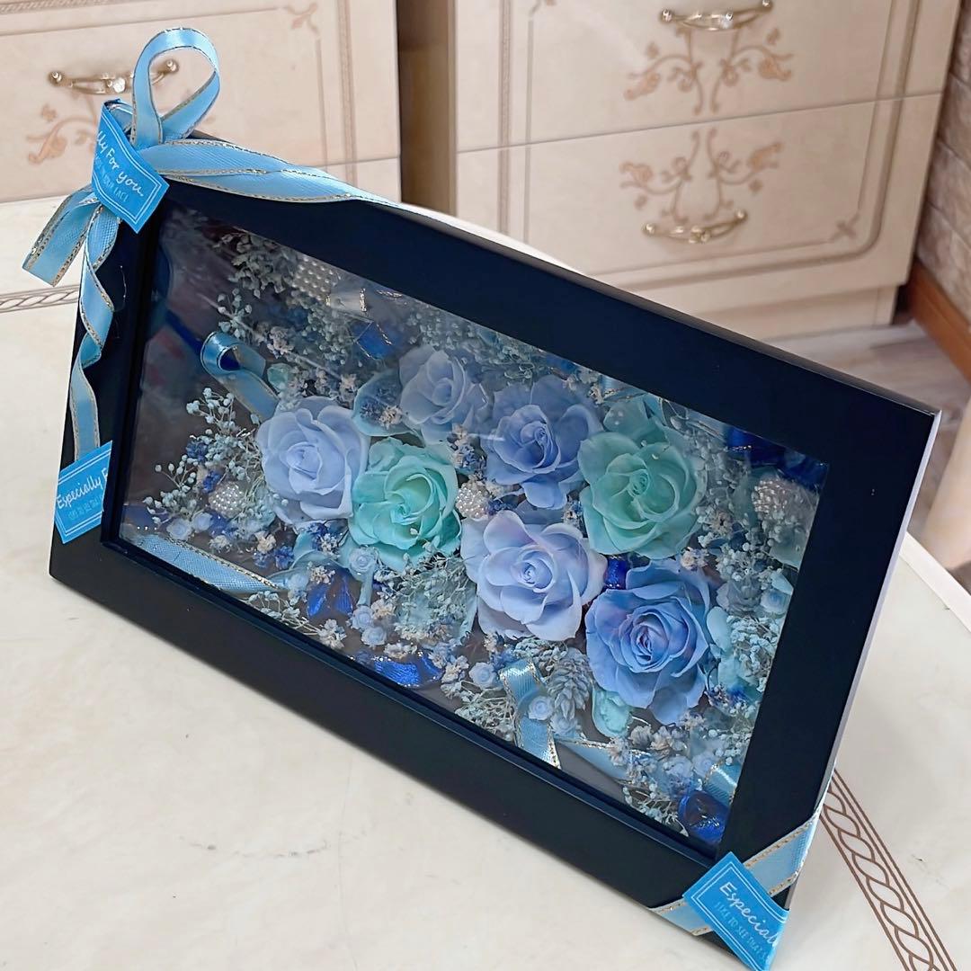✨黒ケースBOX✨バラプリザアレンジメント✨ プレゼントにおすすめです✨