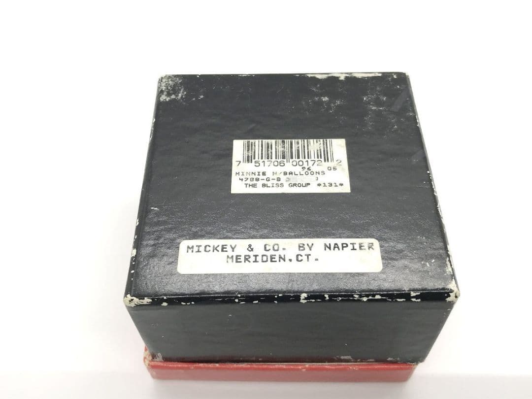 ディズニー ■ ミニーマウス ブローチ レトロ バルーン Napier ネイピア