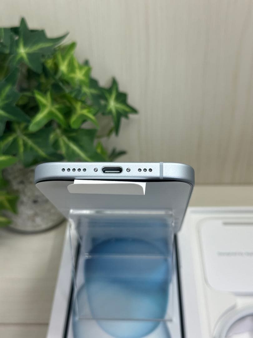 ✅未使用・100％✨Apple iPhone 15 128GB ブルー✨