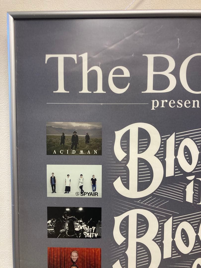 The BONEZ サイン入り告知ポスター Blood In Blood Out