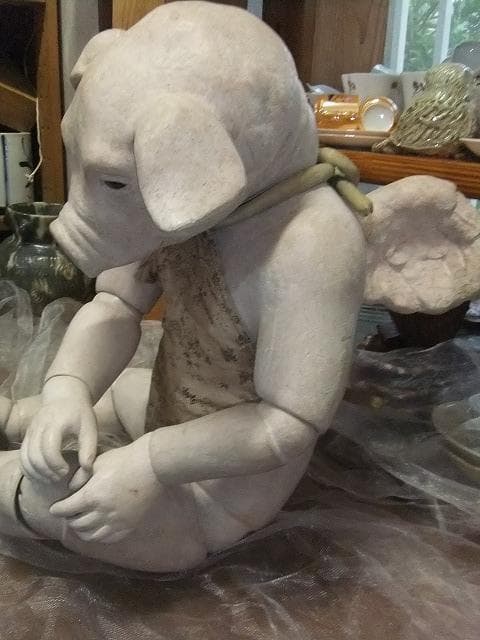 中村寝郎作　人形作家　豚さん　女の子　球体　球体関節DOLL