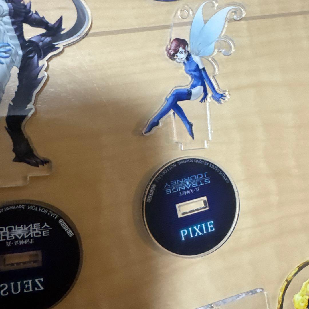 ATLUS 真・女神転生　アクリルスタンド14種　コースター　バッジ　セット