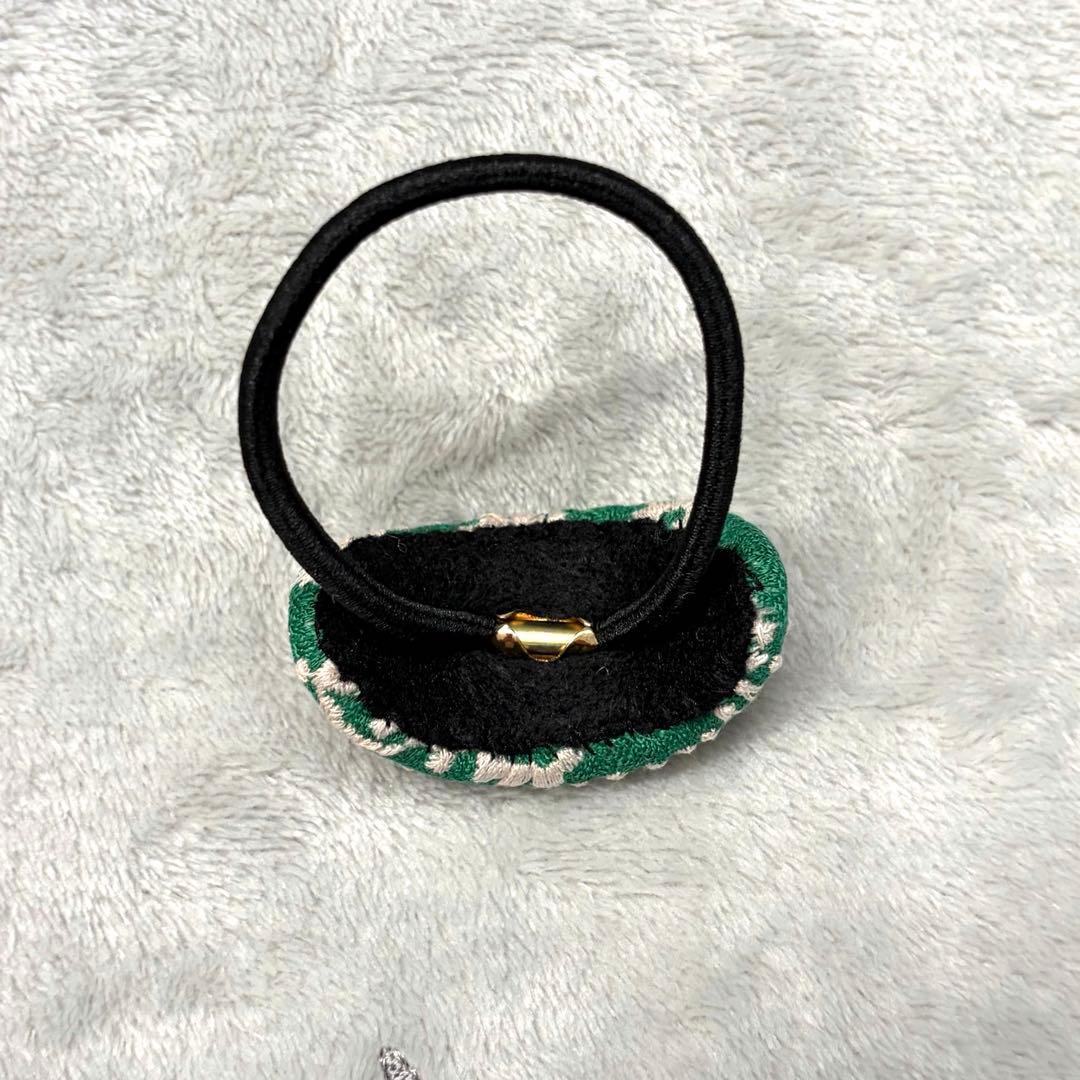 minaperhonen ヘアゴム　ハンドメイド　jungle relief