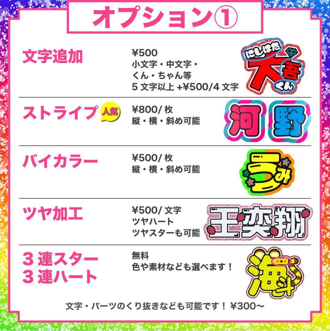 【ちゃちゃ】さま専用ページ　オーダー 名前 うちわ 文字 連結 パネル