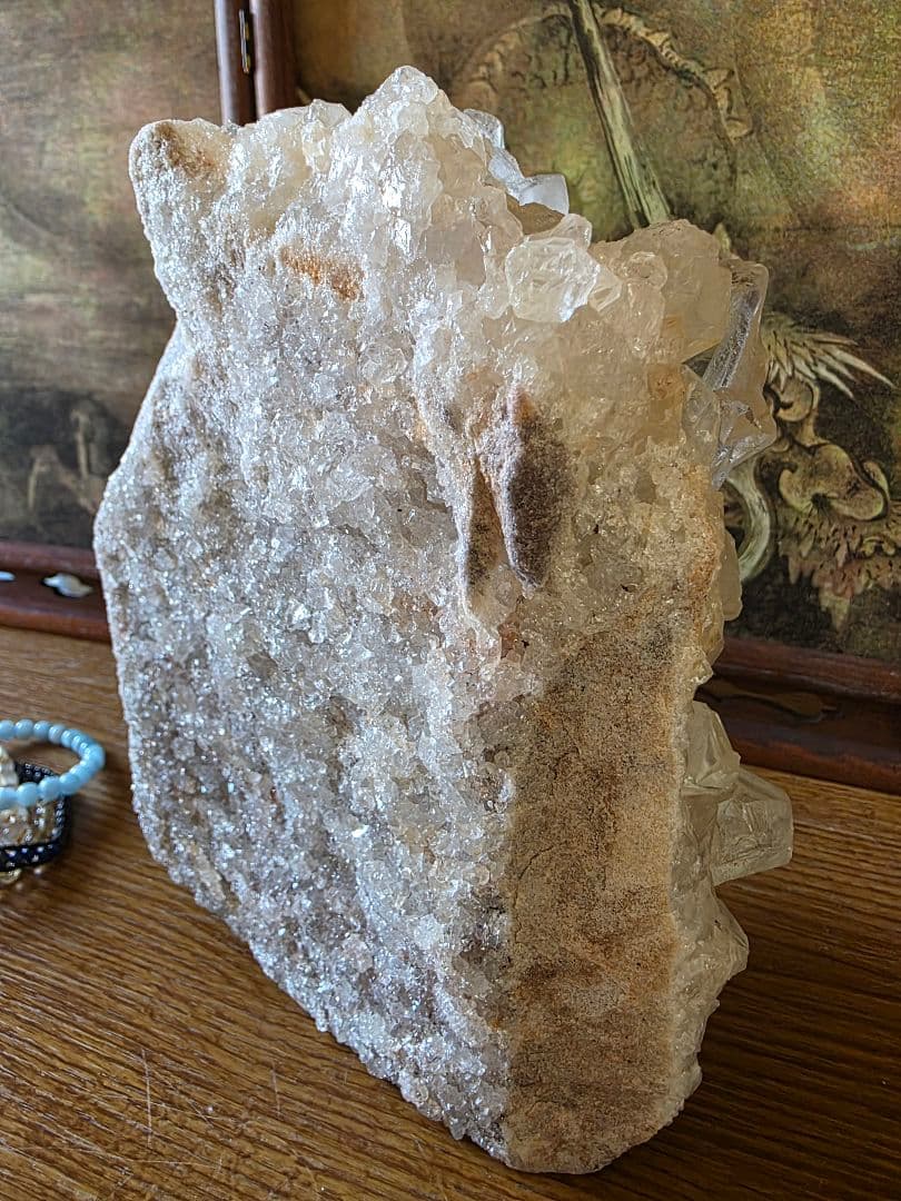 【3,9kg】特大水晶 ピンククラスター 原石