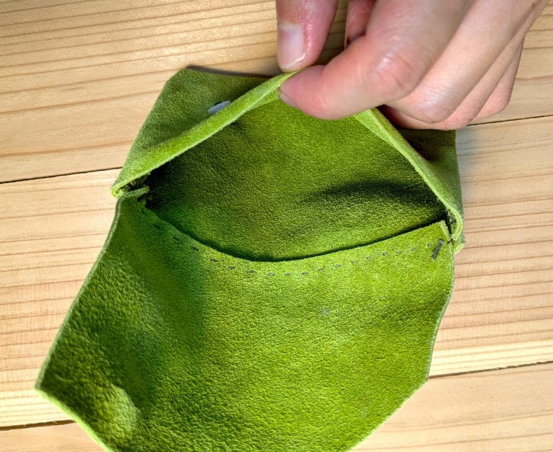 【ハンドメイド・本革】小物入れ