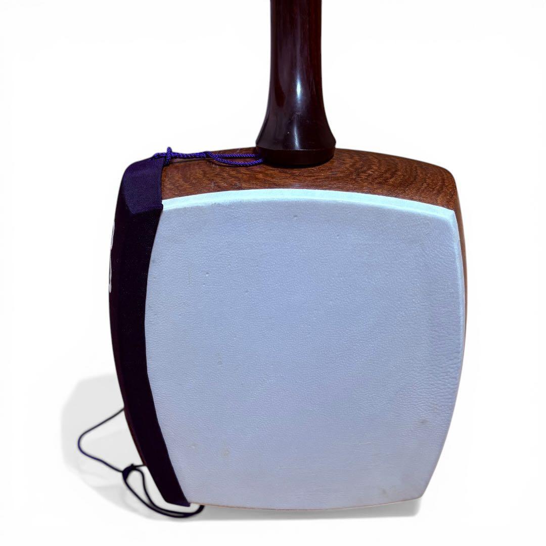 【中棹】最高級紅木 三味線 日本橋「英」楽器店 昭和62年 誂え トチ