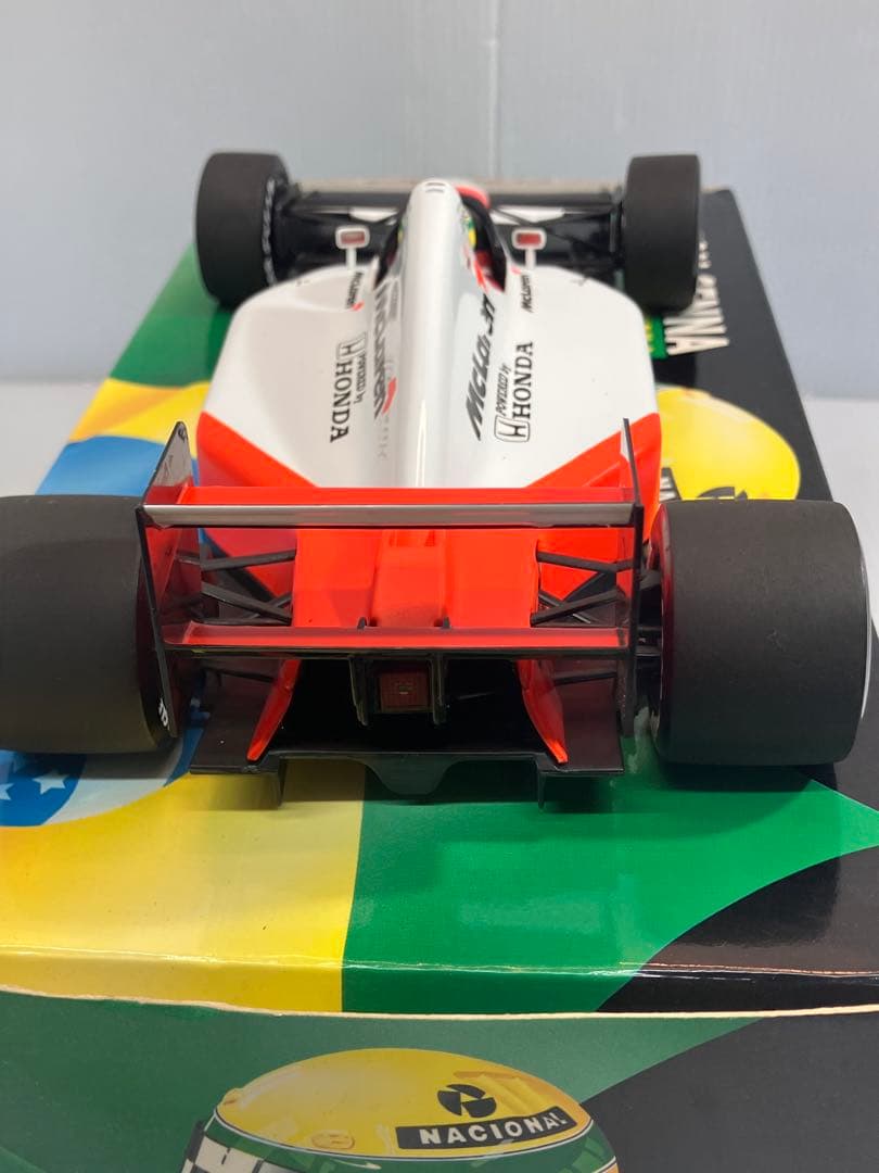 【激レア】1:18ミニチャンプス マクラーレンホンダ MP4/7 A.セナ #1