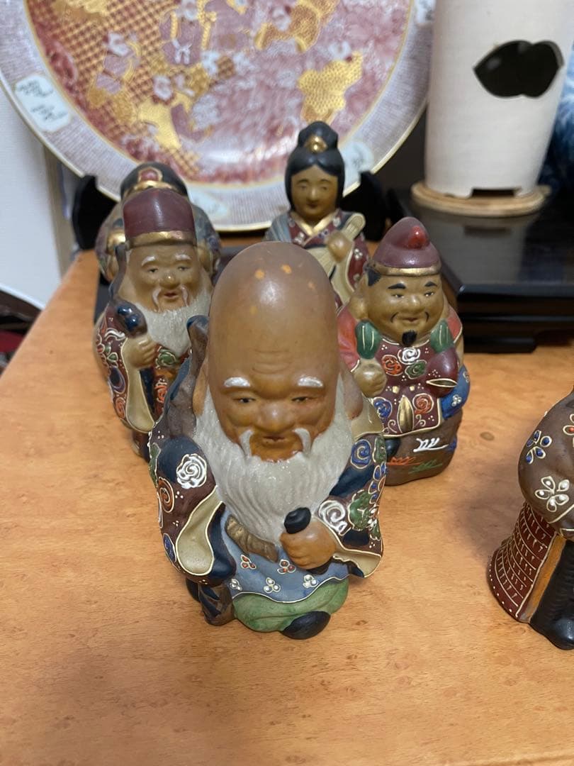 七福神 陶器置物セット