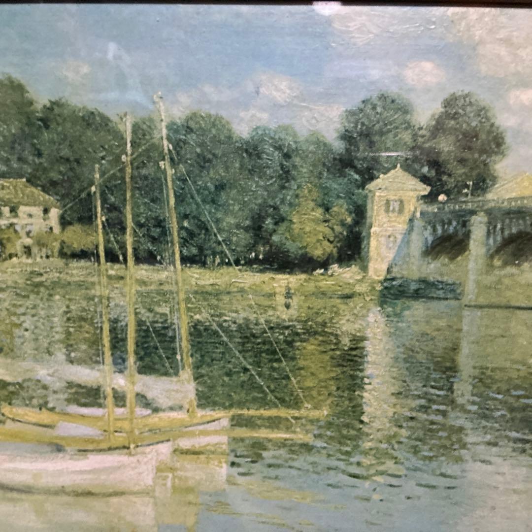 スカイさん専用　作者Claude Monet 油彩画　ボート 1874年