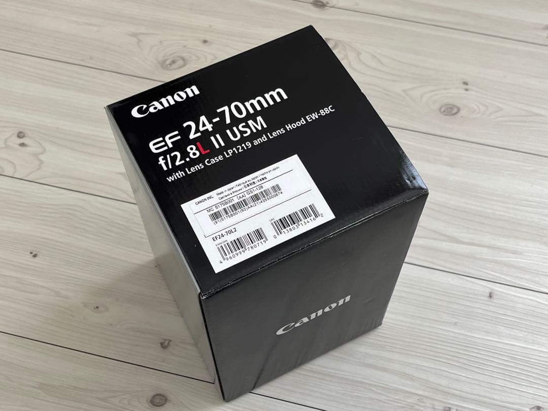 美品！Canon EF 24-70mm f/2.8L USM ズームレンズ　箱付