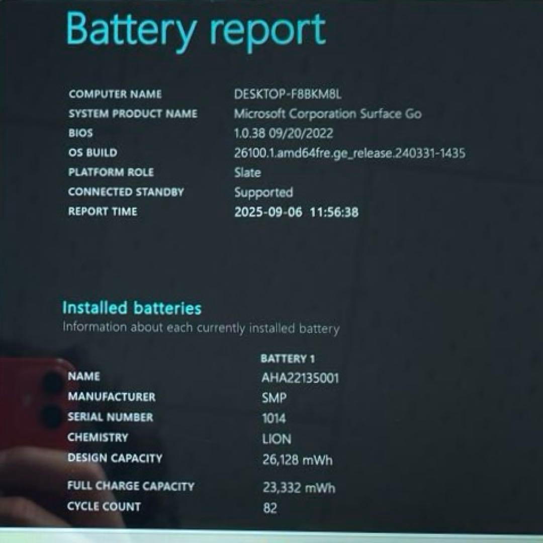 Windowsタブレット本体 Microsoft Surface Go 64GB Model 1824 #5