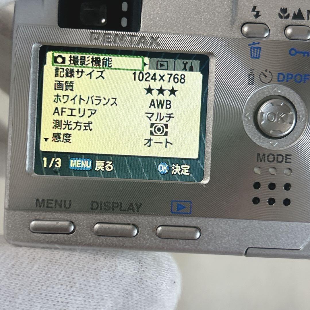 ✨動作品✨PENTAX Optio S コンパクトデジタルカメラ