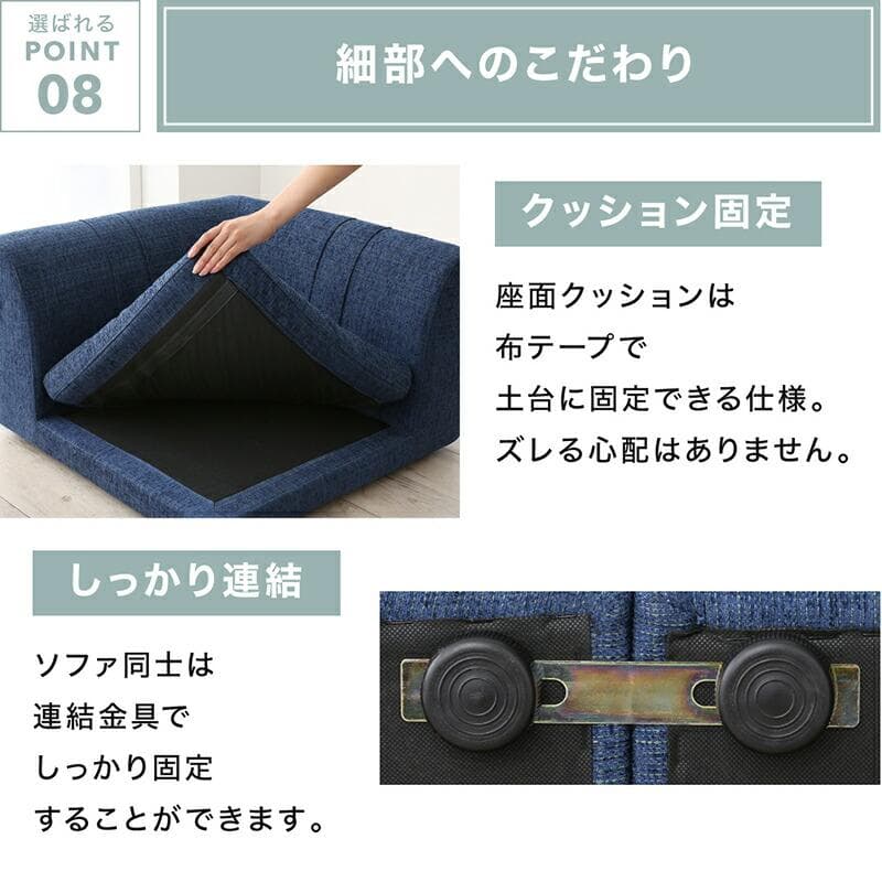 最安値！新品！送料込み！ ローソファー コーナー フロアソファー 3
