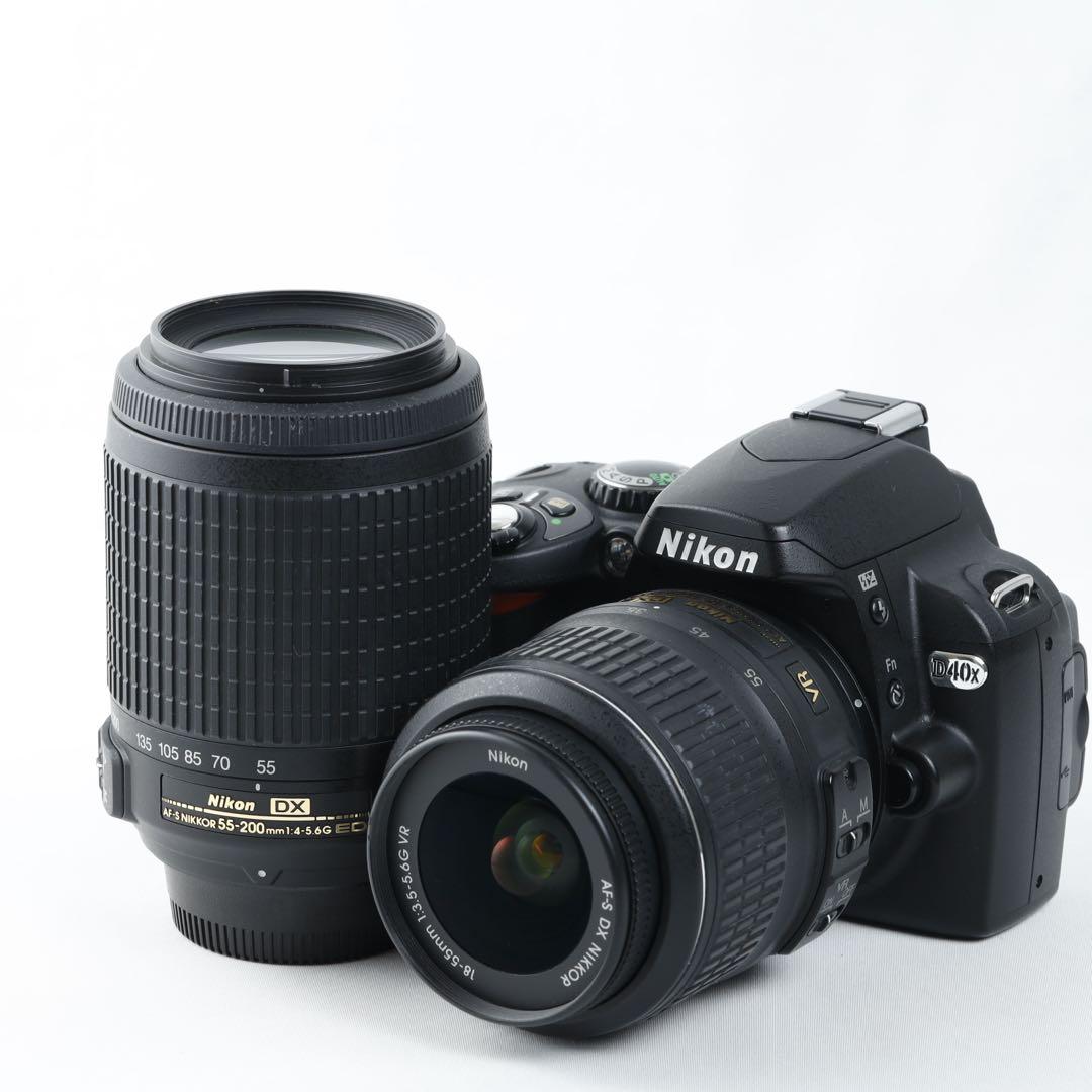 デジタル一眼レフ★ダブルレンズセット★Nikon D40X★スマホ転送★彡