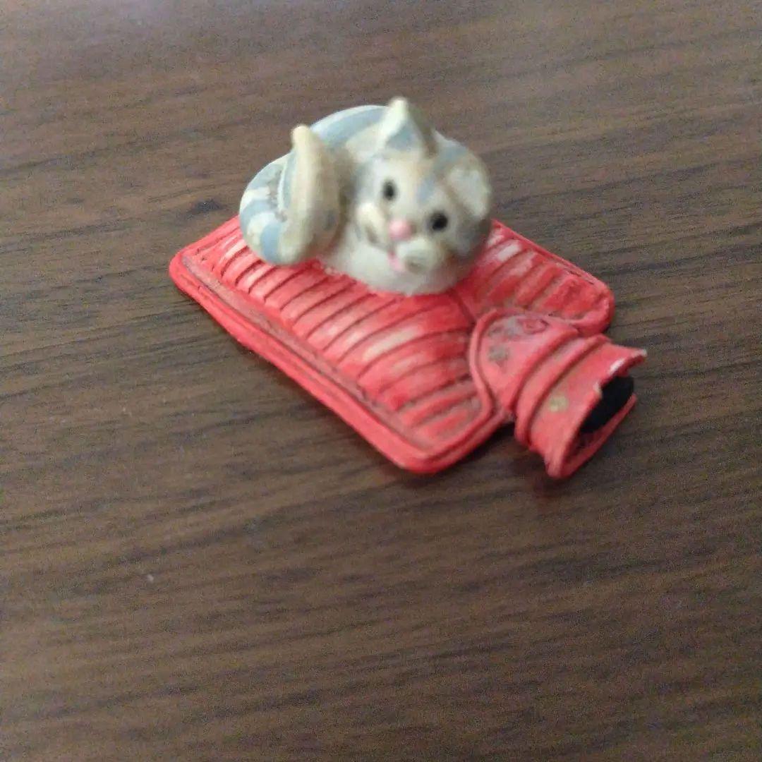 猫の置物セット 陶器製