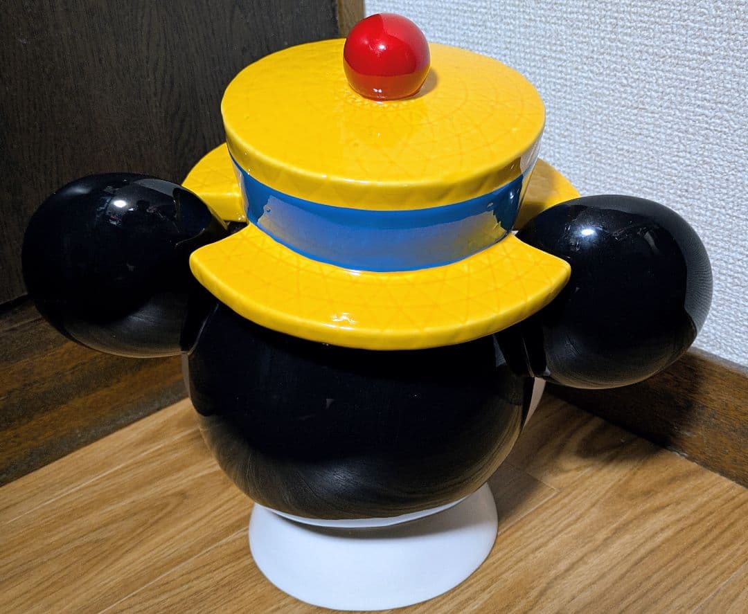 ミッキーマウス / 陶器製ヴィンテージクッキージャー / ディズニー公式