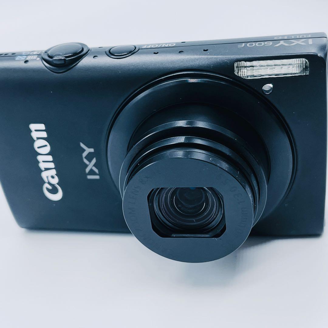 【美品】Canon IXY600F コンパクトデジタルカメラ 黒 ブラック