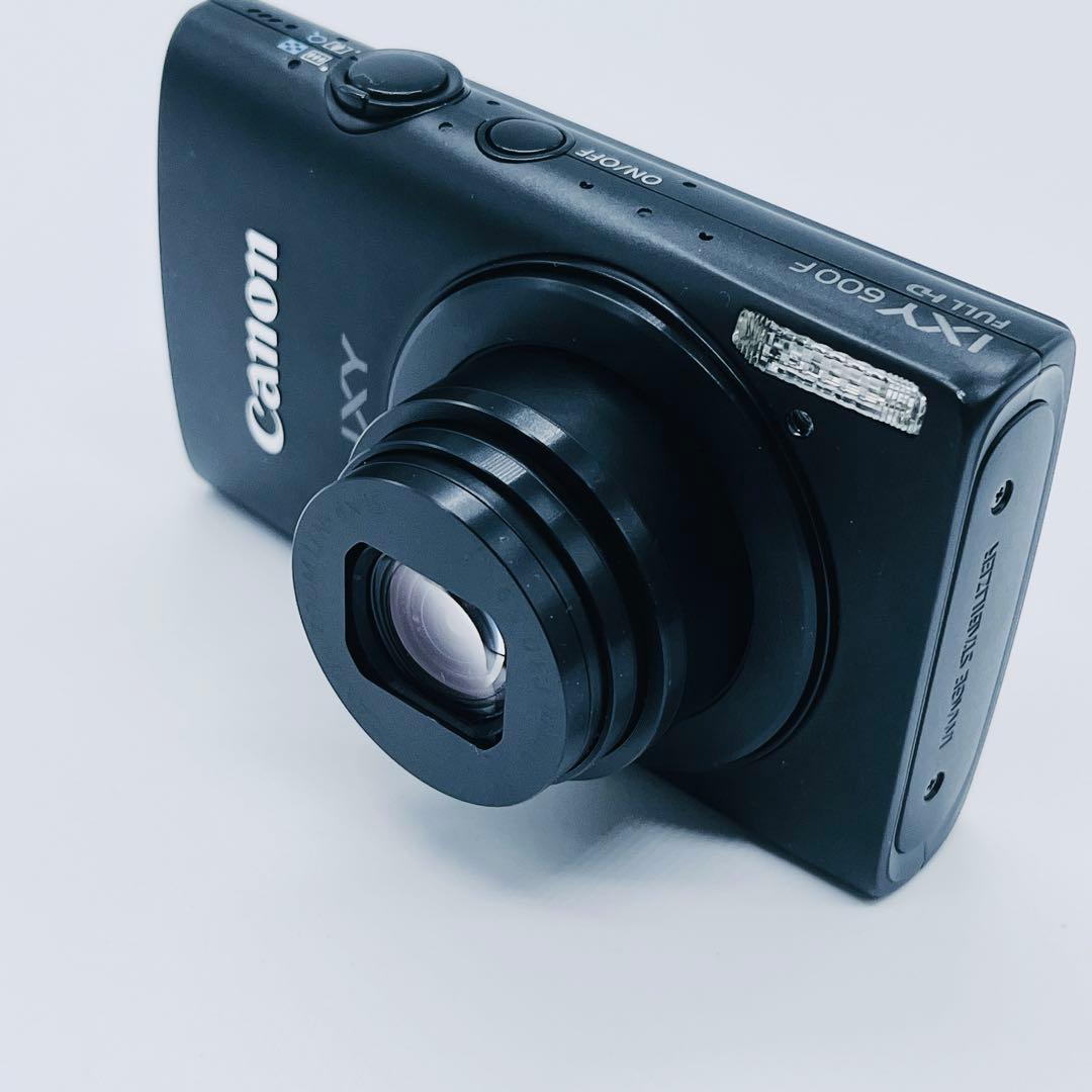【美品】Canon IXY600F コンパクトデジタルカメラ 黒 ブラック