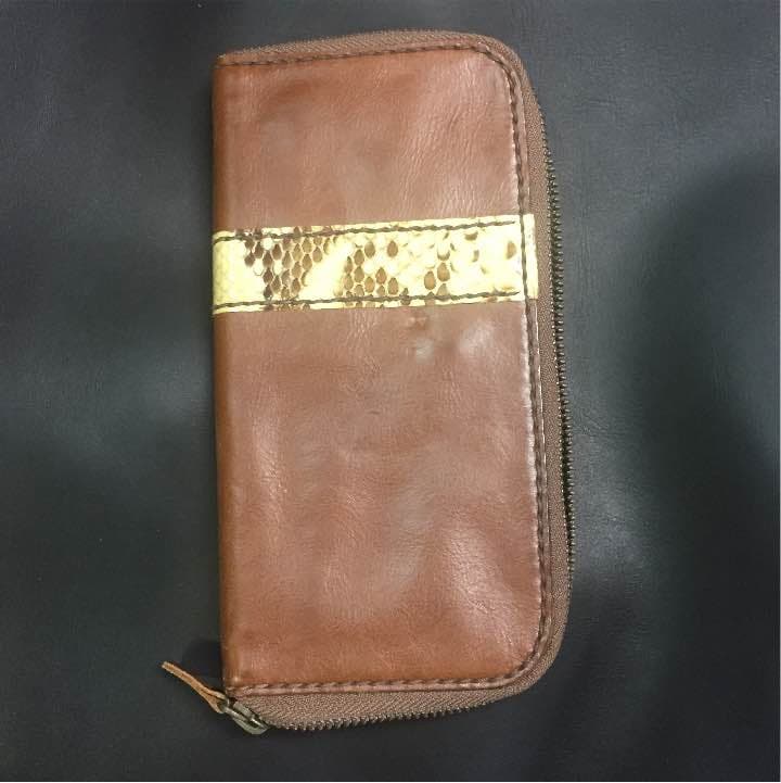 ラウンド長財布ハンドメイド