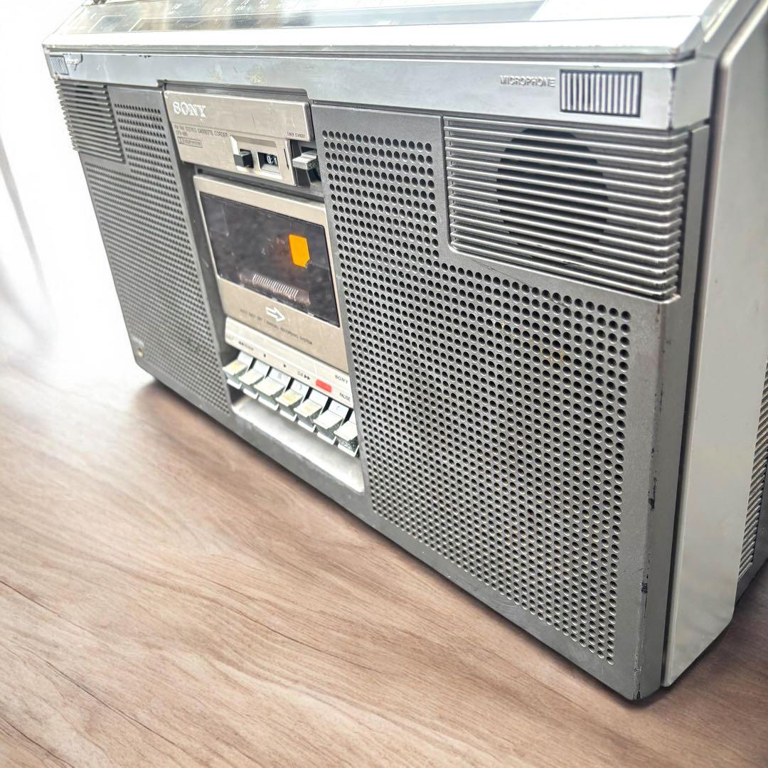 昭和レトロ SONY CFS-686 ラジカセ 動作品 ソニー ビンテージ 良品