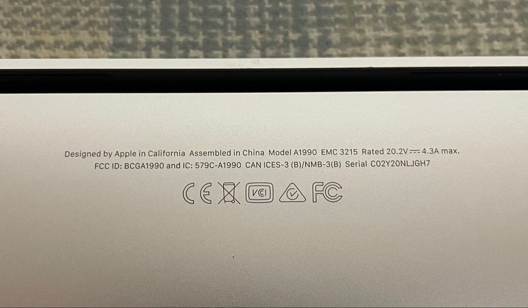 金*鯛様 ジャンク品　MacBook Pro A1990 ２台まとめて
