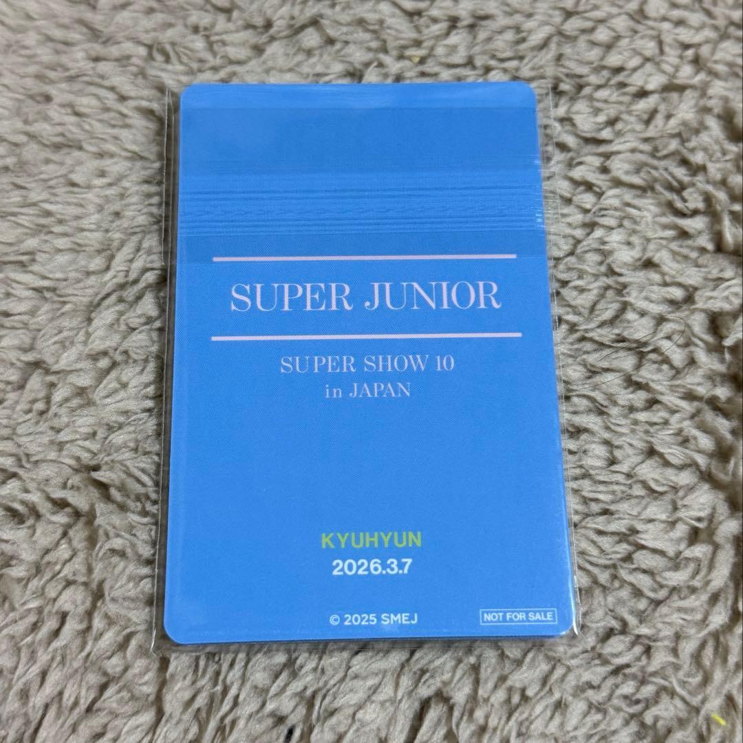 SUPER SHOW 10 in JAPAN アプグレ特典 未開封トレカ9枚
