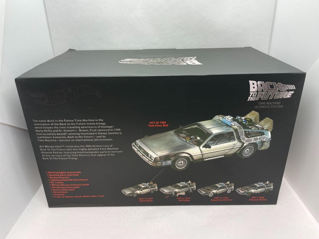 205-100 HotWheels 1/18 バック トゥ ザ フューチャー