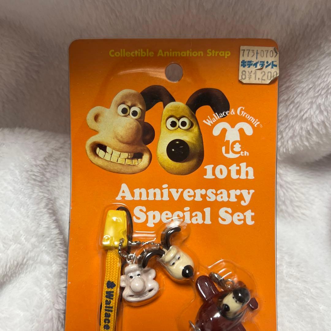 ウォレスとグルミット 10周年 スペシャルセット ストラップ　キーホルダー