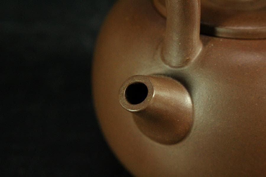 shencu 中国美術 煎茶 紫泥 茶器 急須 在印(K-YC690)