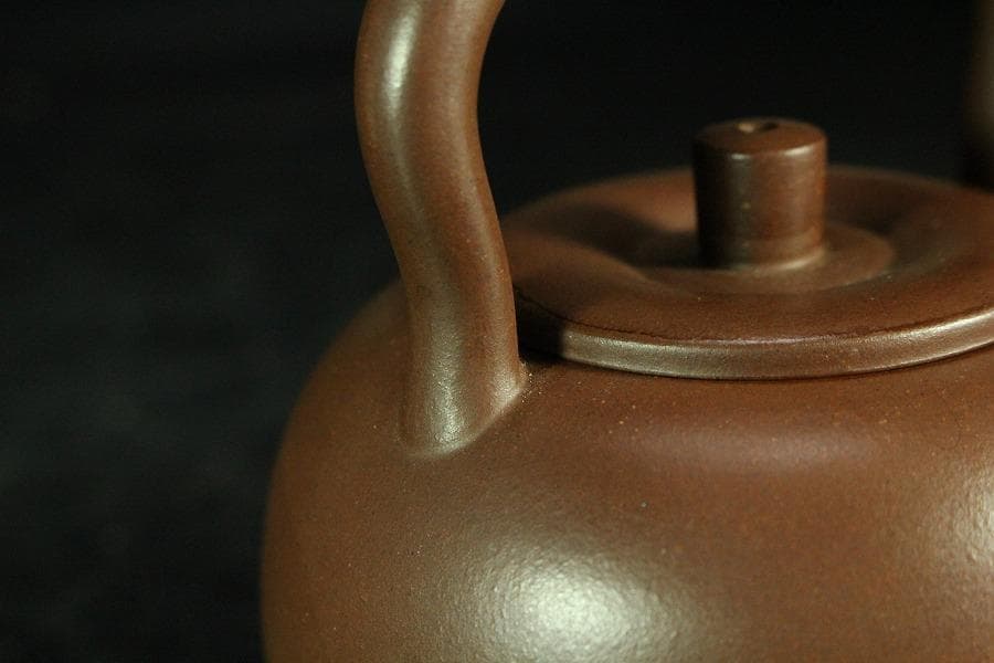 shencu 中国美術 煎茶 紫泥 茶器 急須 在印(K-YC690)