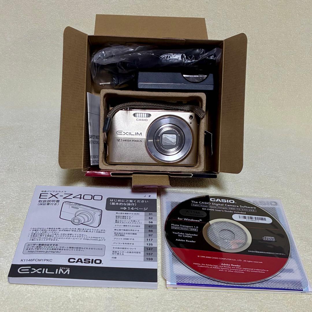 CASIO EXILIM EX-Z400 コンパクトデジタルカメラ。
