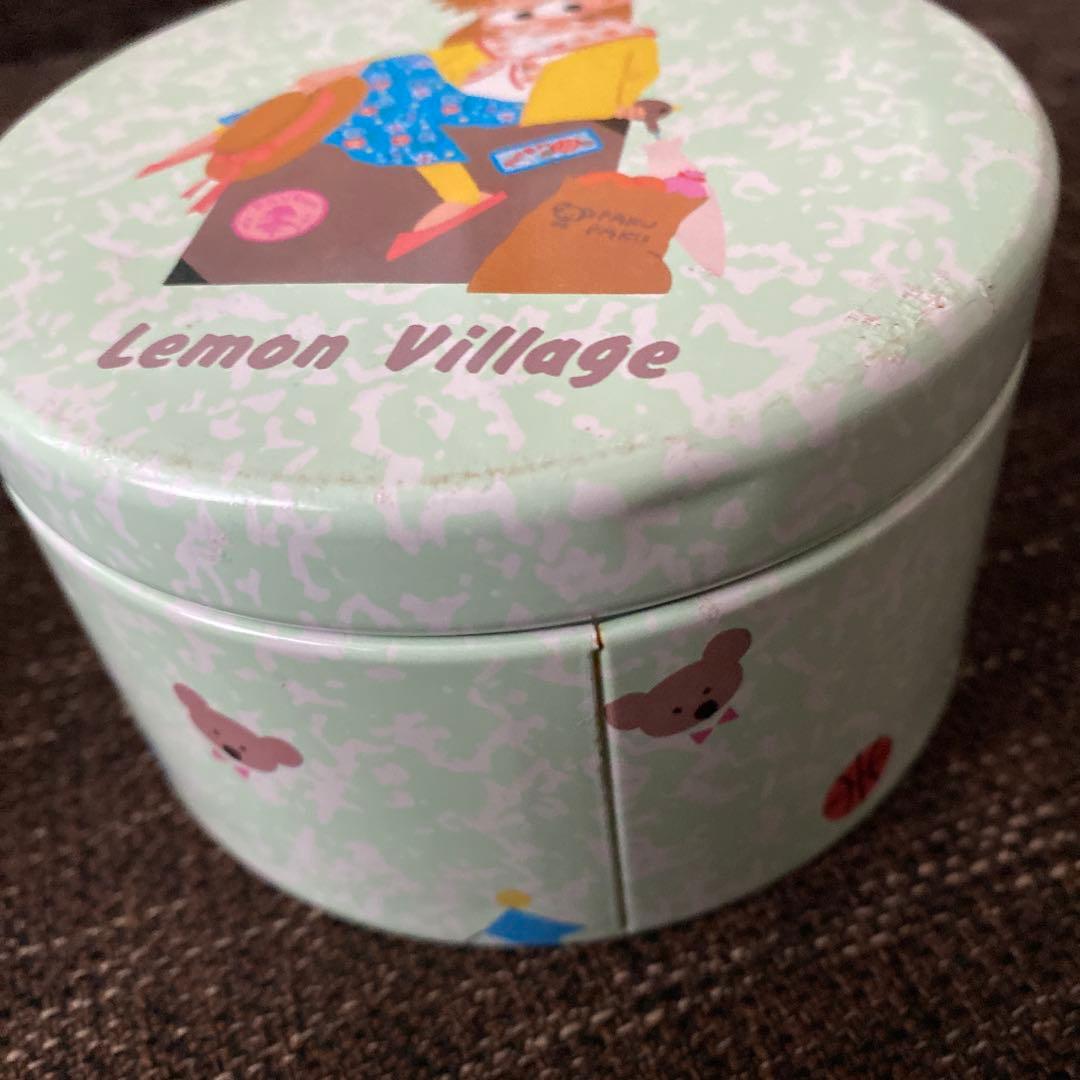 昭和ファンシー 学研 レモンビレッジ グッズセット 缶ペンケース 缶ケース