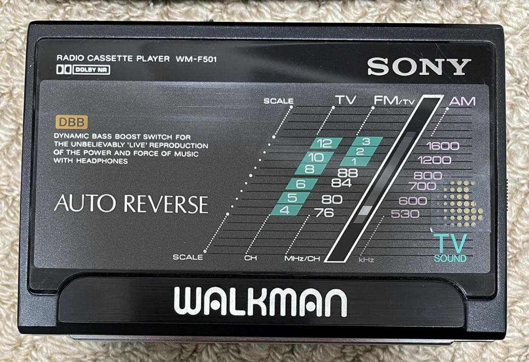 SONY WM-F501 カセットプレーヤー ジャンク品 動作未確認 レトロ
