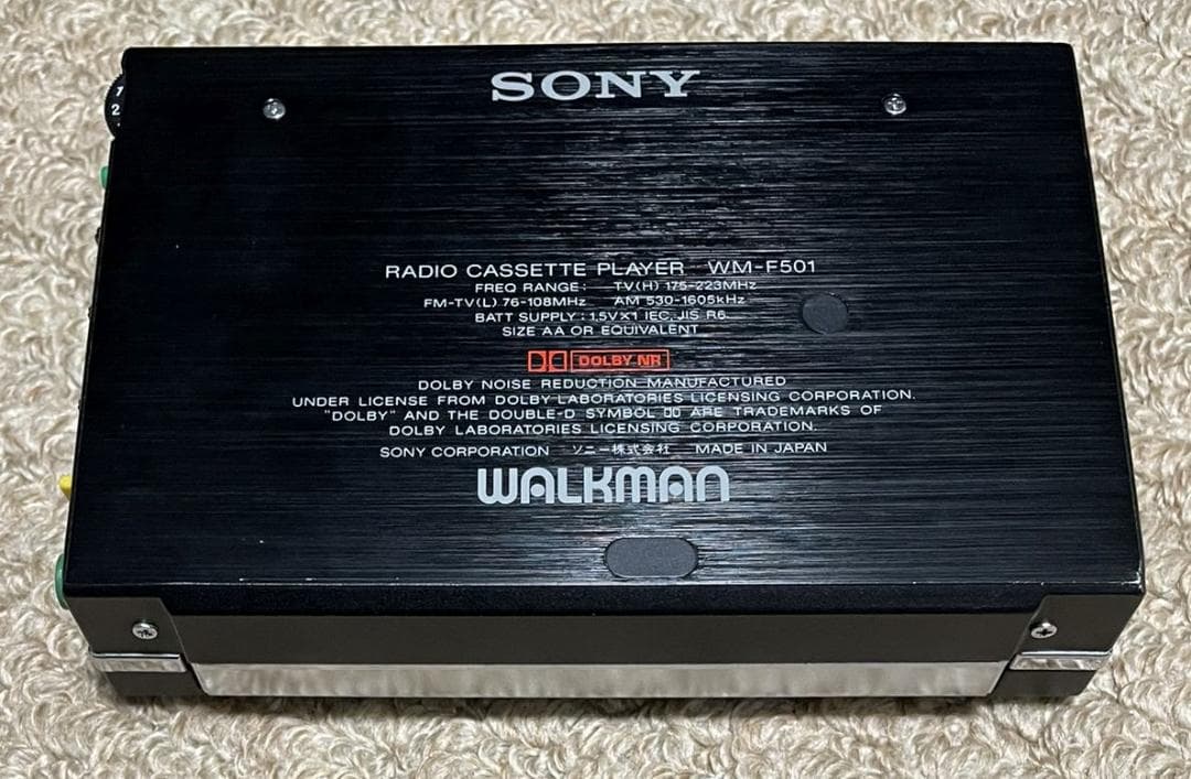 SONY WM-F501 カセットプレーヤー ジャンク品 動作未確認 レトロ