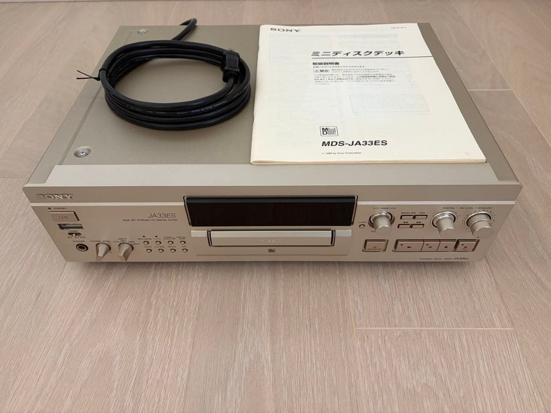 【極美品】ソニー MDデッキ MDS-JA33ES