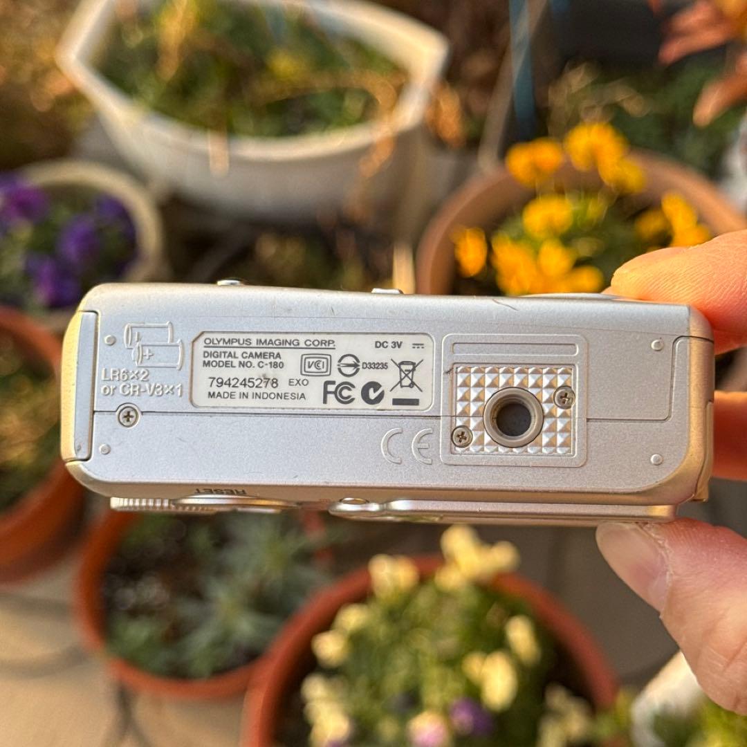 ☆動作OK OLYMPUS C-180 xDピクチャーカード付き 乾電池式
